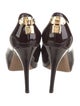 Louis Vuitton LV Monogram Patent Leather Pumps