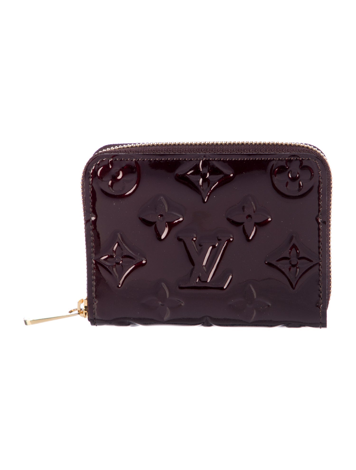 Louis Vuitton LV Monogram Vernis Patent Leather Zippy Coin Purse