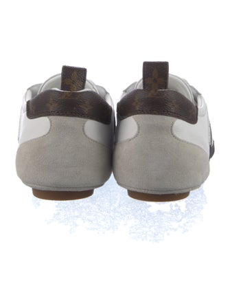 Louis Vuitton Leather Colorblock Pattern Sneakers