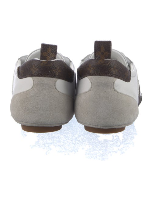Louis Vuitton Leather Colorblock Pattern Sneakers