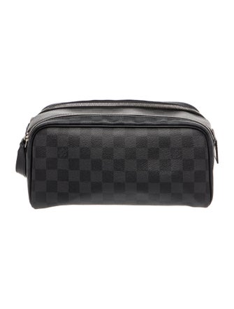 Louis Vuitton Damier Graphite Dopp Kit Toiletry Pouch