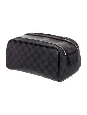 Louis Vuitton Damier Graphite Dopp Kit Toiletry Pouch