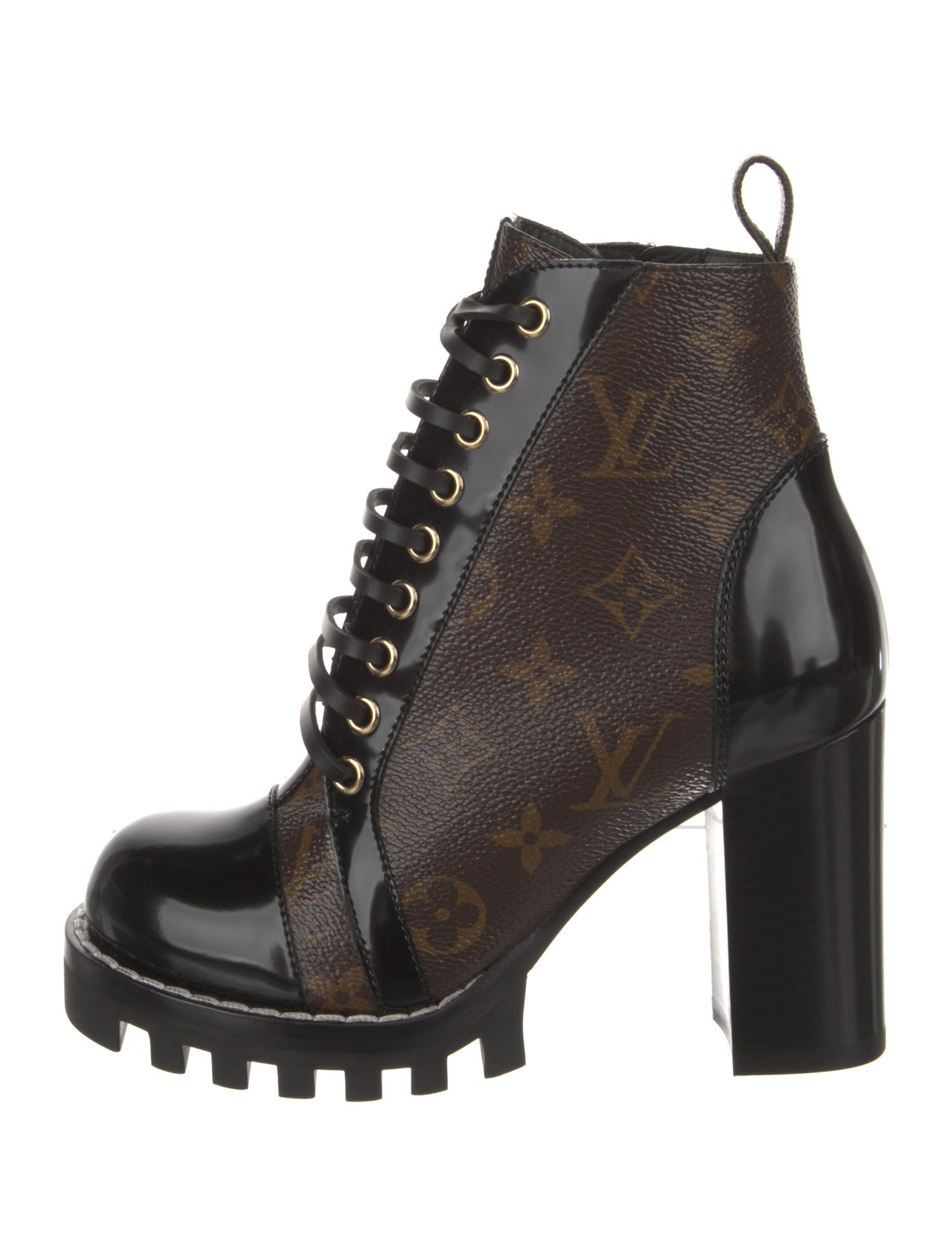 Louis Vuitton LV Monogram Combat Boots