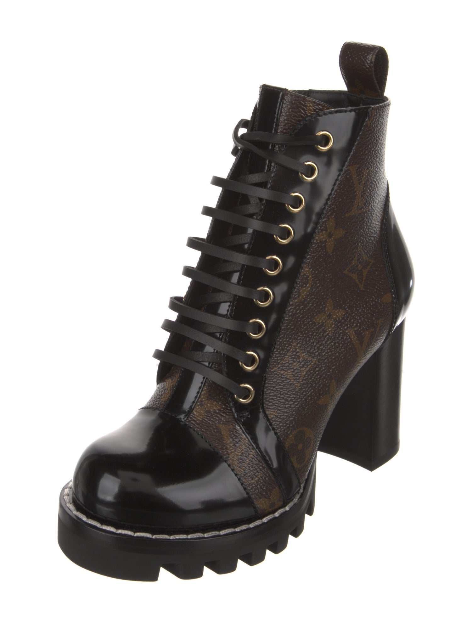 Louis Vuitton LV Monogram Combat Boots