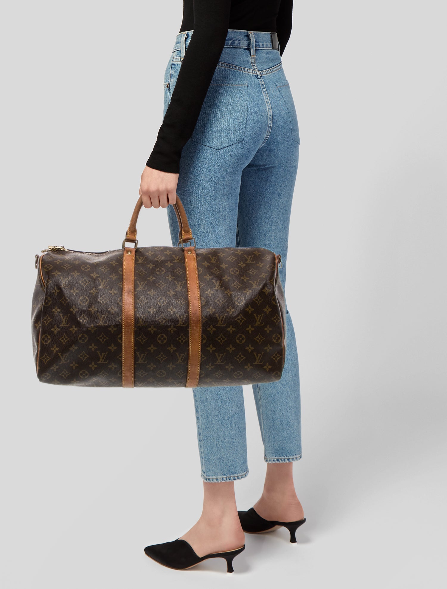 Louis Vuitton LV Monogram Keepall Bandouliere 50