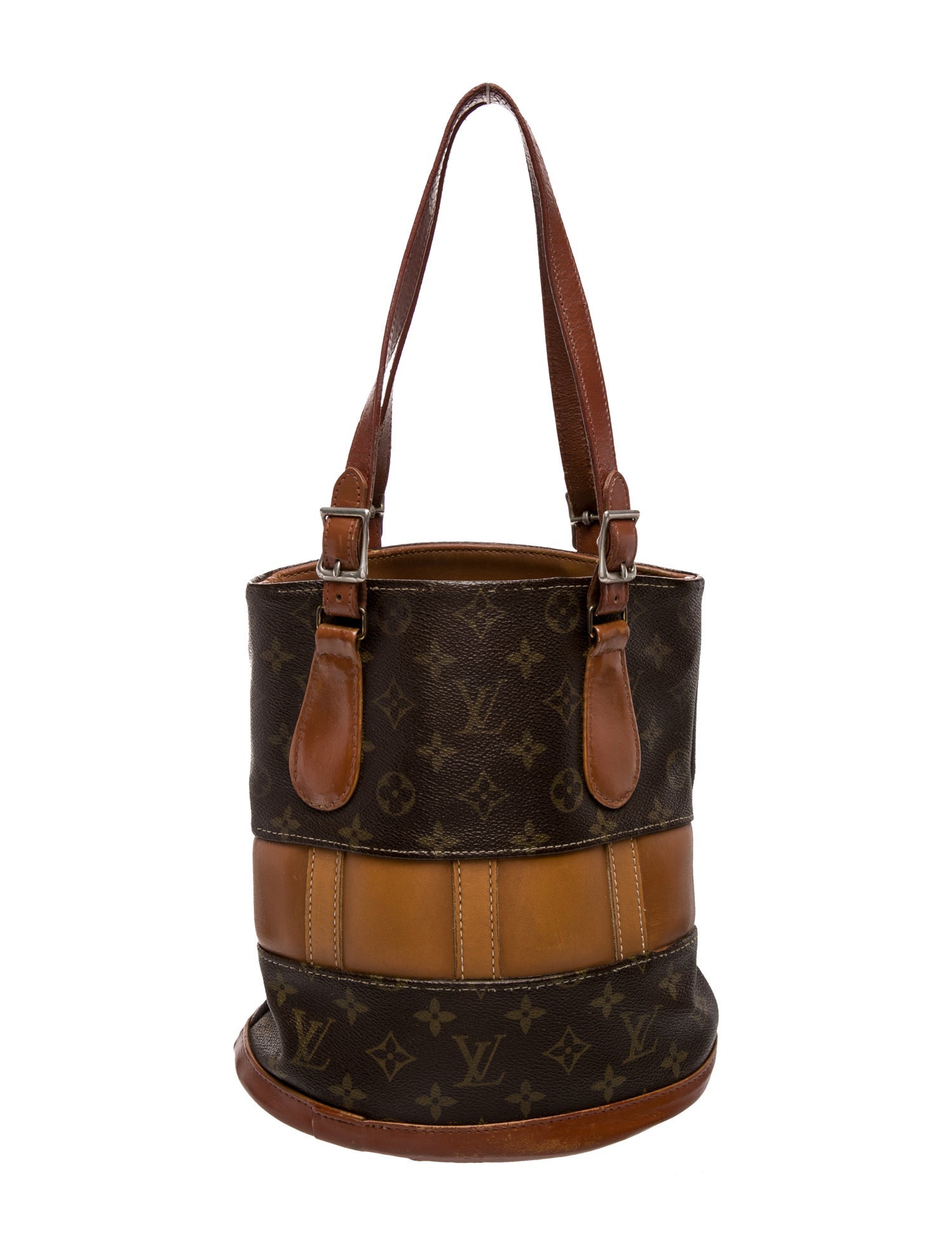 Louis Vuitton LV Monogram French Company Petit Marais Bucket