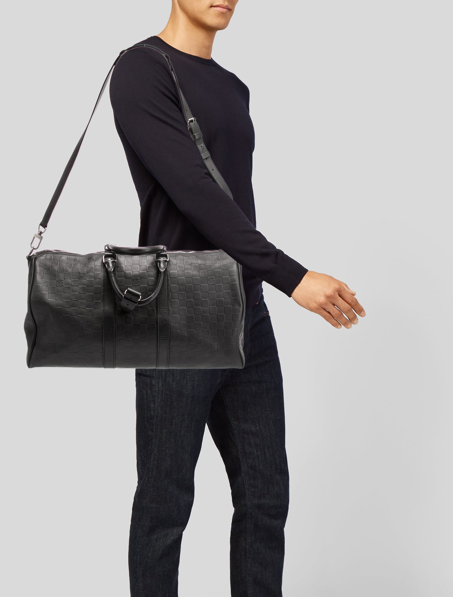 Louis Vuitton Damier Infini Keepall Bandouliere 45