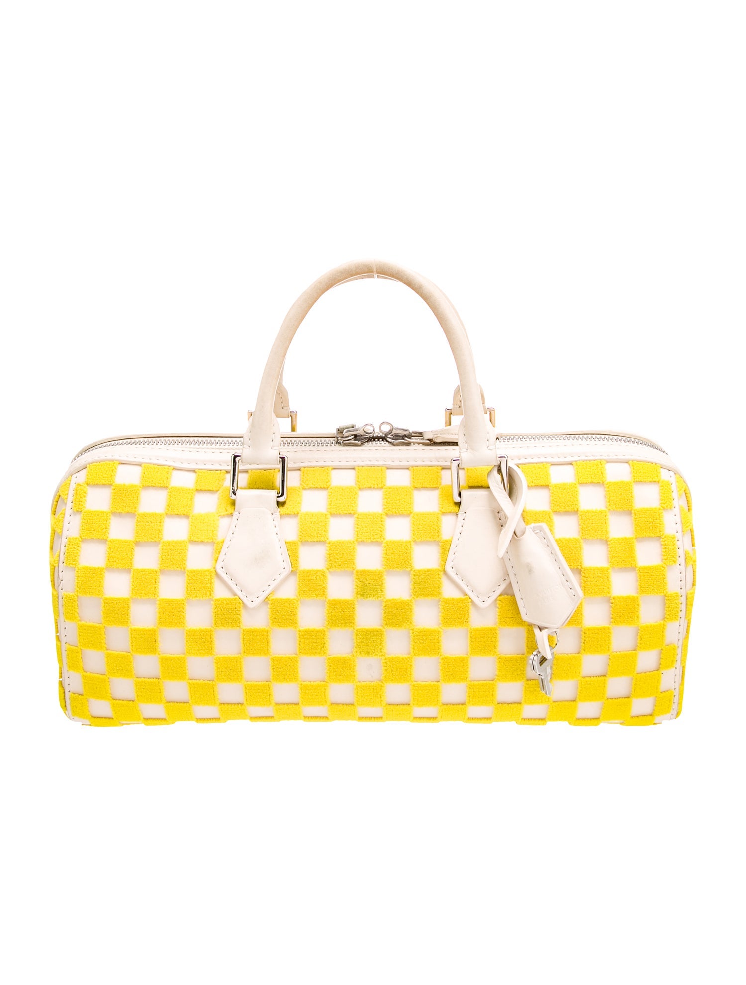 Louis Vuitton Leather Cube Speedy East West