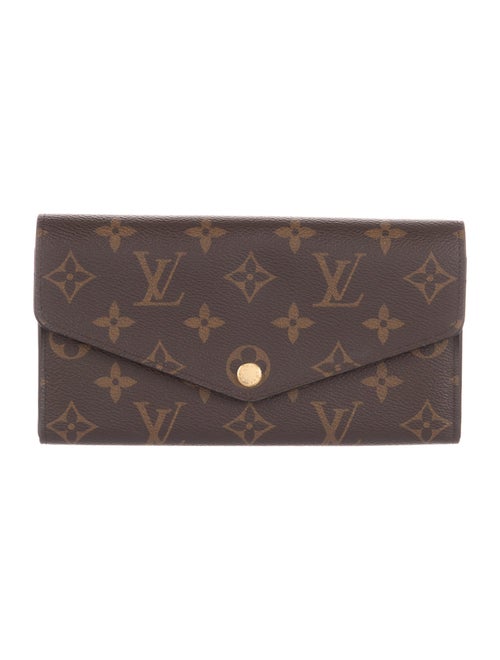 Louis Vuitton LV Monogram Coated Canvas Sarah Wallet