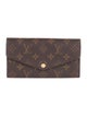 Louis Vuitton LV Monogram Coated Canvas Sarah Wallet