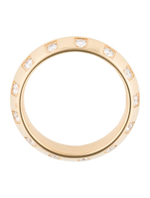 Louis Vuitton 18K Diamond Le Damier de Louis Vuitton Medium Ring