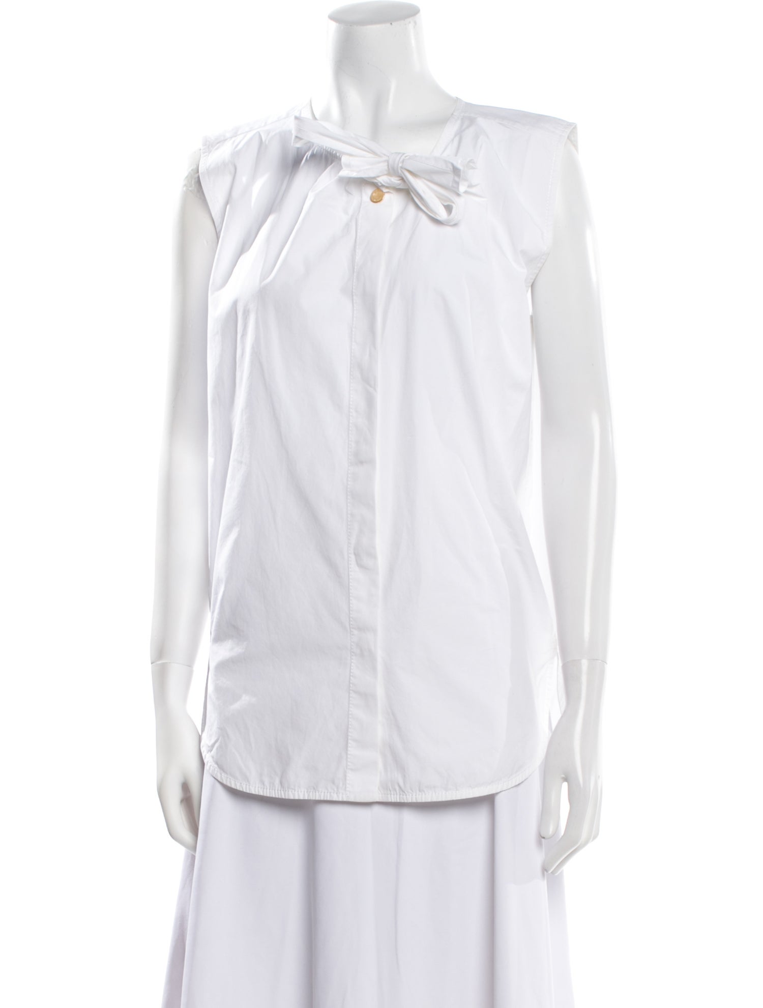 Louis Vuitton Tie Neck Sleeveless Tunic