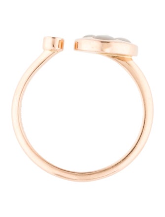 Louis Vuitton Mother of Pearl & Diamond Color Blossom Mini Sun Ring