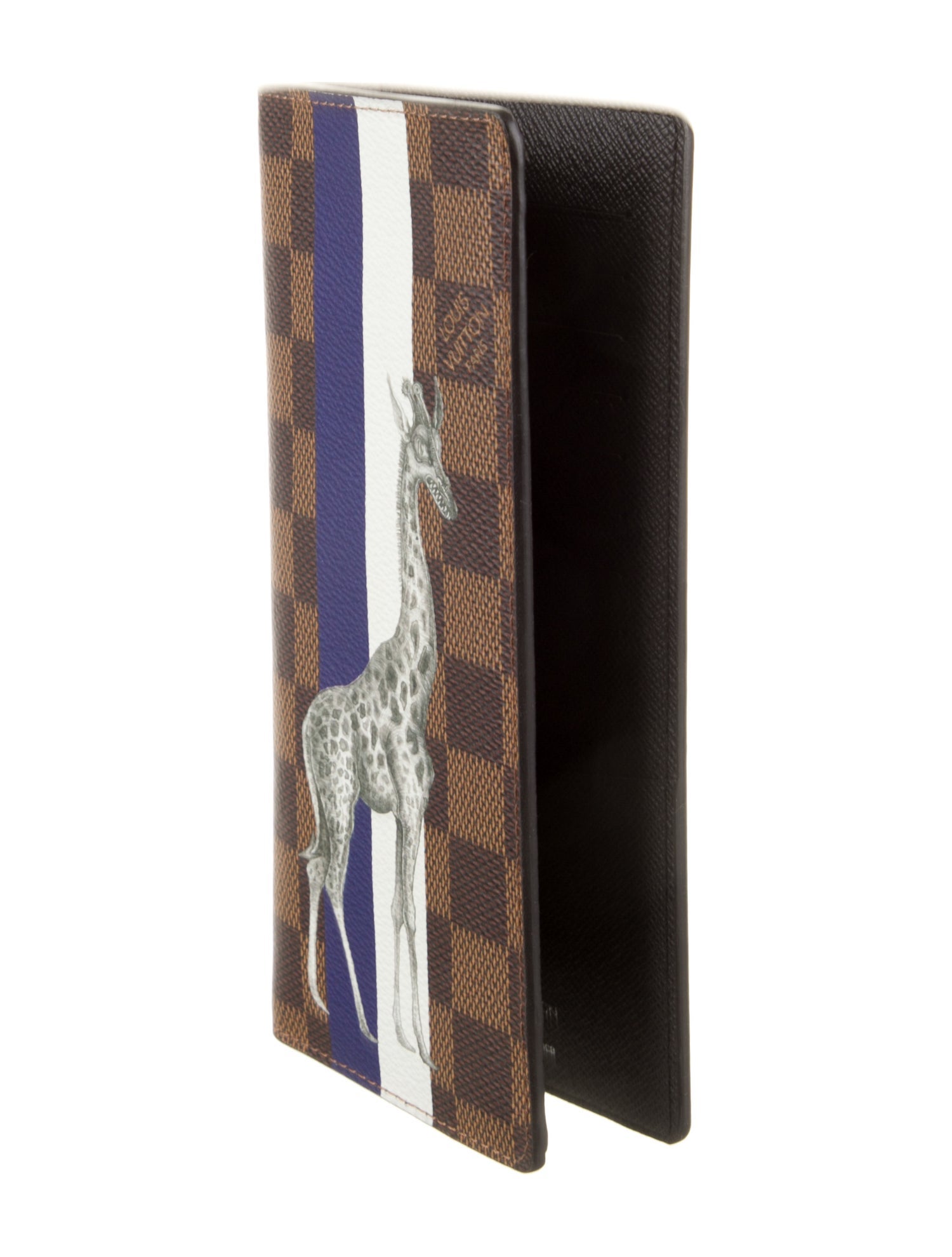 Louis Vuitton 2016 Damier Ebene Pattern Brazza Wallet