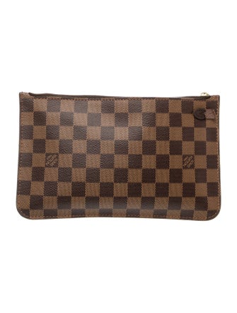 Louis Vuitton Damier Ebene Neverfull Pouch