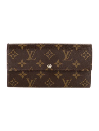 Louis Vuitton Monogram Pattern Coated Canvas International Wallet
