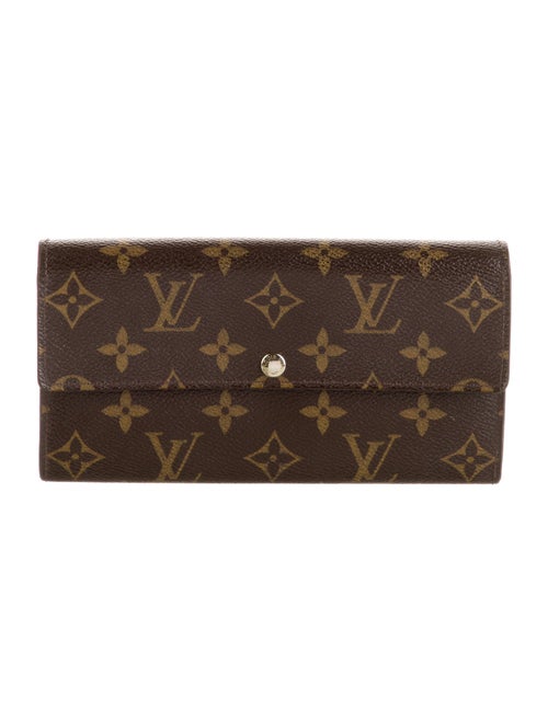 Louis Vuitton Monogram Pattern Coated Canvas International Wallet