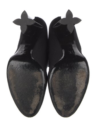 Louis Vuitton Embroidered Accent Sock Boots
