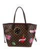 Louis Vuitton Damier Ebene Neverfull w/Pouch MM