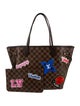 Louis Vuitton Damier Ebene Neverfull w/Pouch MM