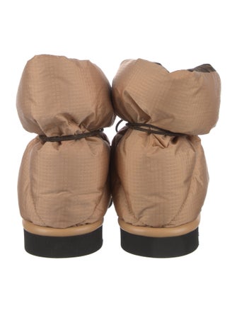 Louis Vuitton Monogram Pattern Nylon Lace-Up Boots