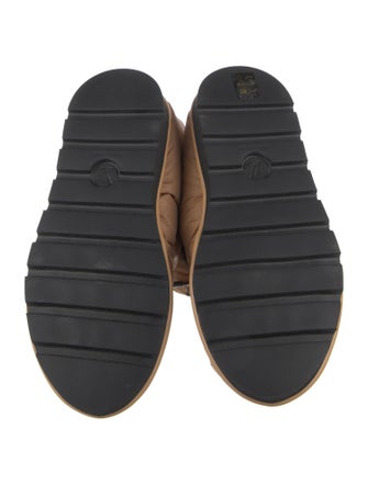 Louis Vuitton Monogram Pattern Nylon Lace-Up Boots