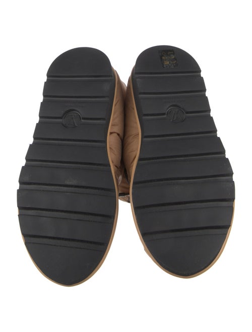 Louis Vuitton Monogram Pattern Nylon Lace-Up Boots