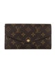Louis Vuitton LV Monogram Coated Canvas Sarah Wallet