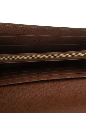 Louis Vuitton LV Monogram Coated Canvas Sarah Wallet