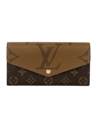Louis Vuitton Monogram Reverse Coated Canvas Sarah Wallet