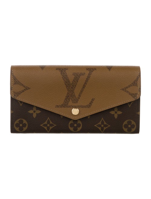 Louis Vuitton Monogram Reverse Coated Canvas Sarah Wallet