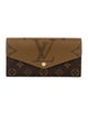 Louis Vuitton Monogram Reverse Coated Canvas Sarah Wallet