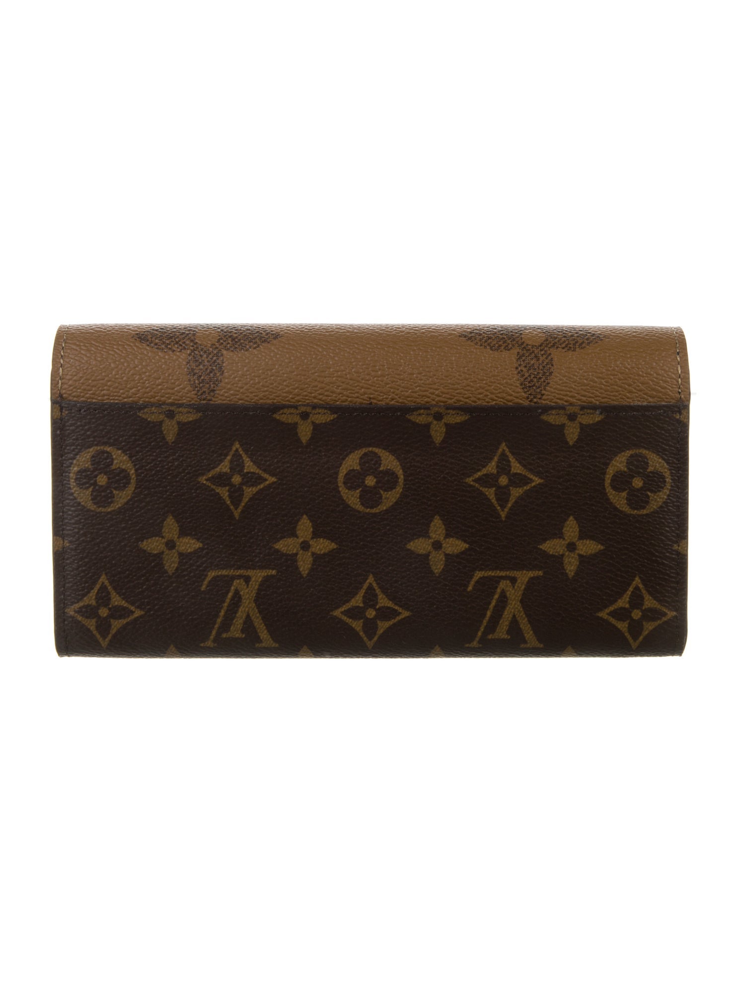 Louis Vuitton Monogram Reverse Coated Canvas Sarah Wallet