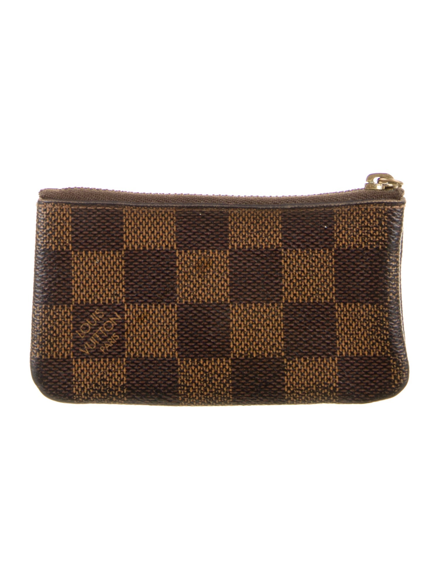Louis Vuitton Damier Ebene Pattern Coated Canvas Key Holder