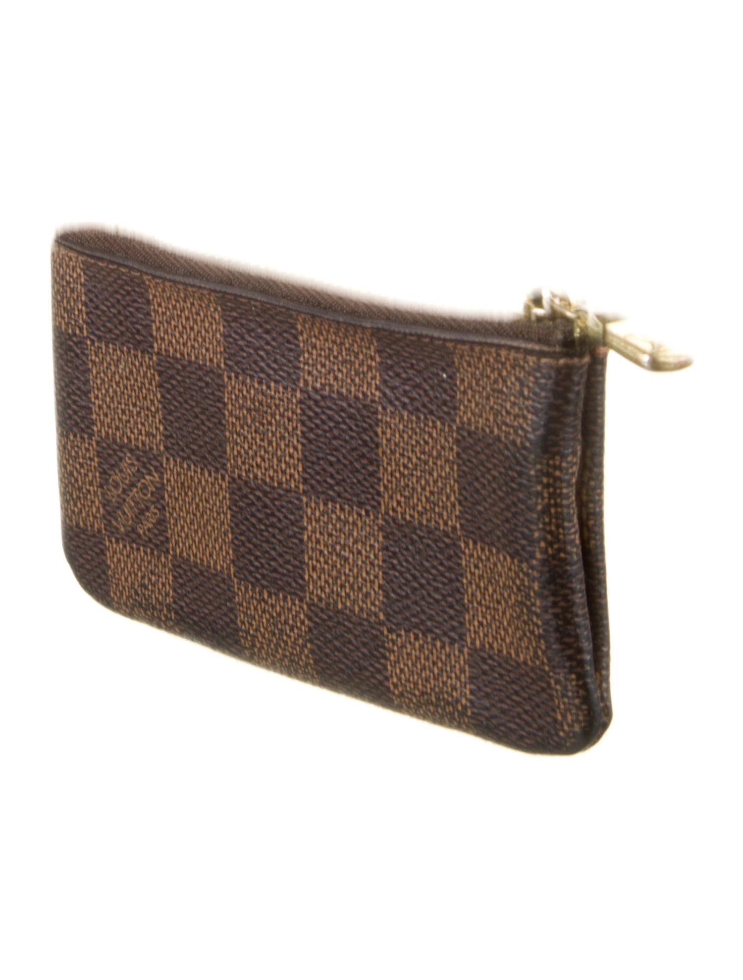Louis Vuitton Damier Ebene Pattern Coated Canvas Key Holder