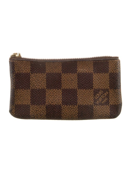 Louis Vuitton Damier Ebene Pattern Coated Canvas Key Holder