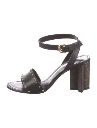 Louis Vuitton LV Monogram Leather Sandals