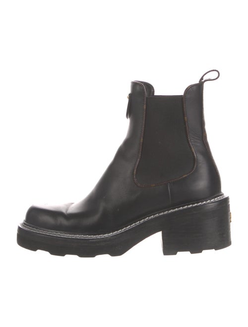 Louis Vuitton LV Monogram Leather Chelsea Boots