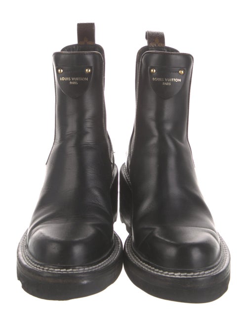Louis Vuitton LV Monogram Leather Chelsea Boots