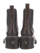 Louis Vuitton LV Monogram Leather Chelsea Boots