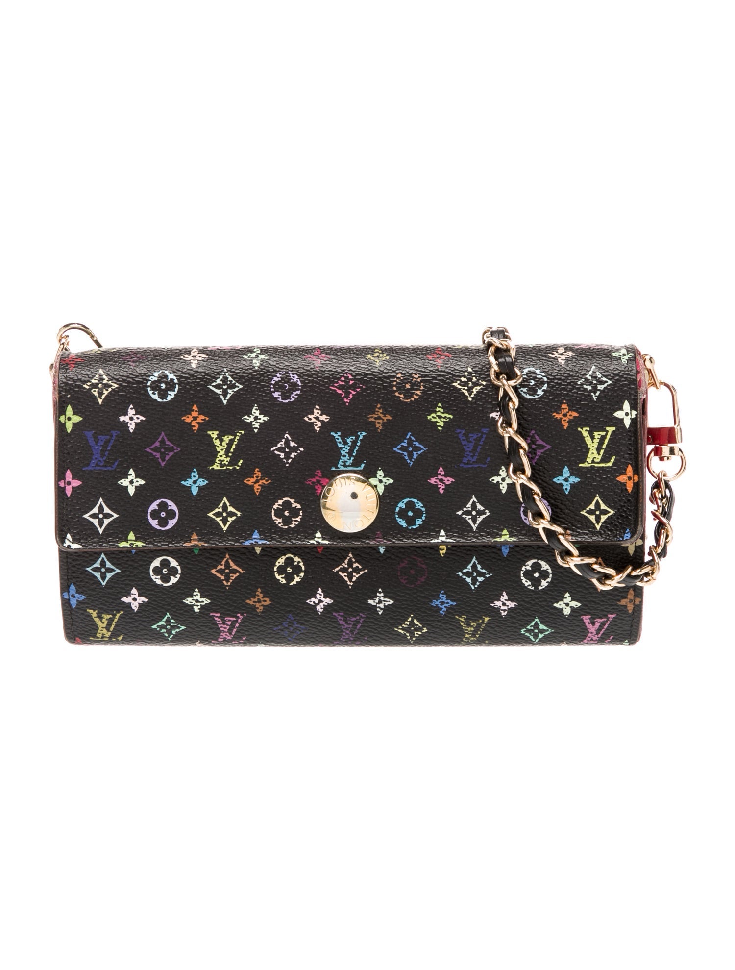 Louis Vuitton 2011 Multicolore Monogram Pattern Sarah Wallet
