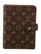 Louis Vuitton Monogram Medium Ring Agenda Cover