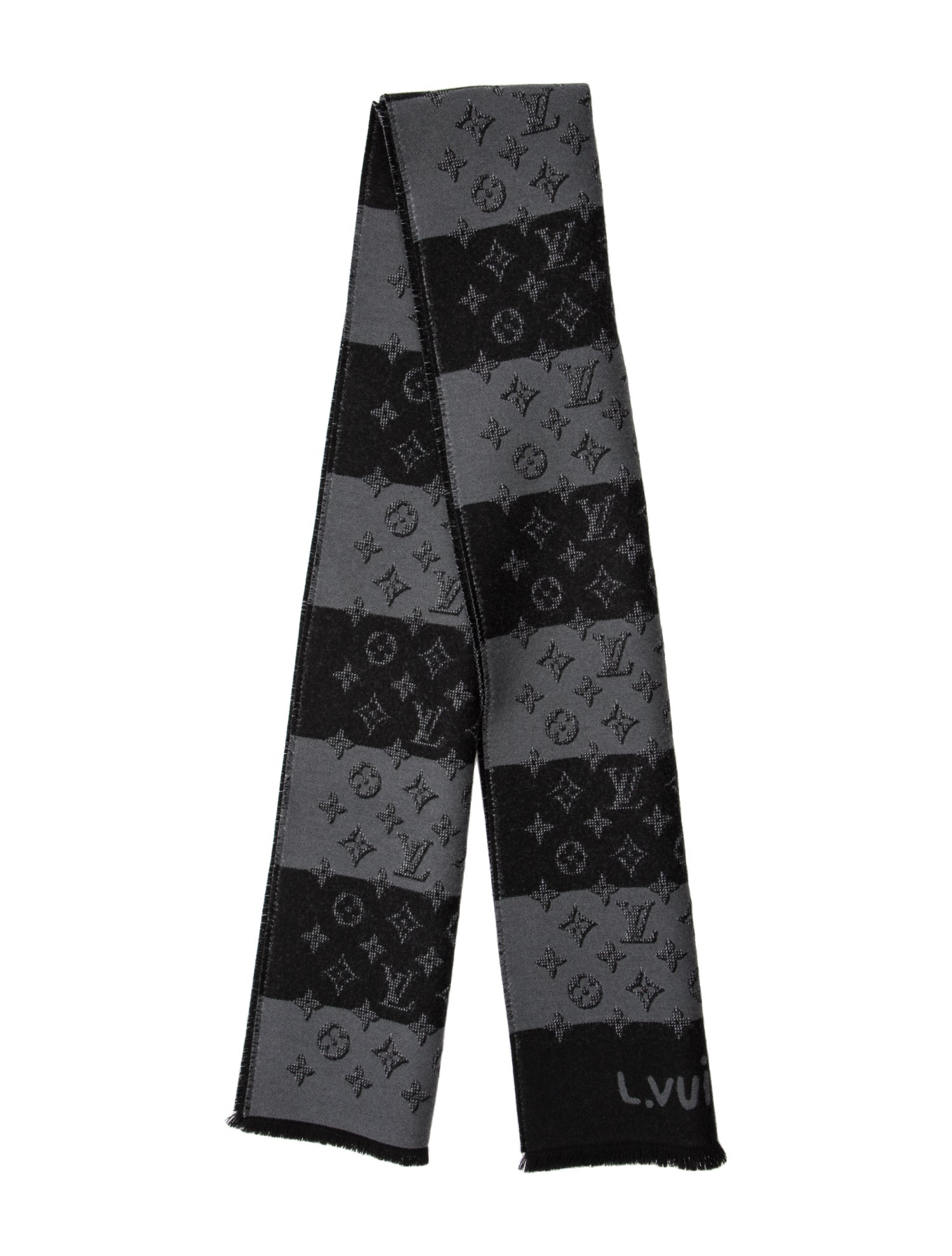 Louis Vuitton Monogram Heritage Wool Scarf