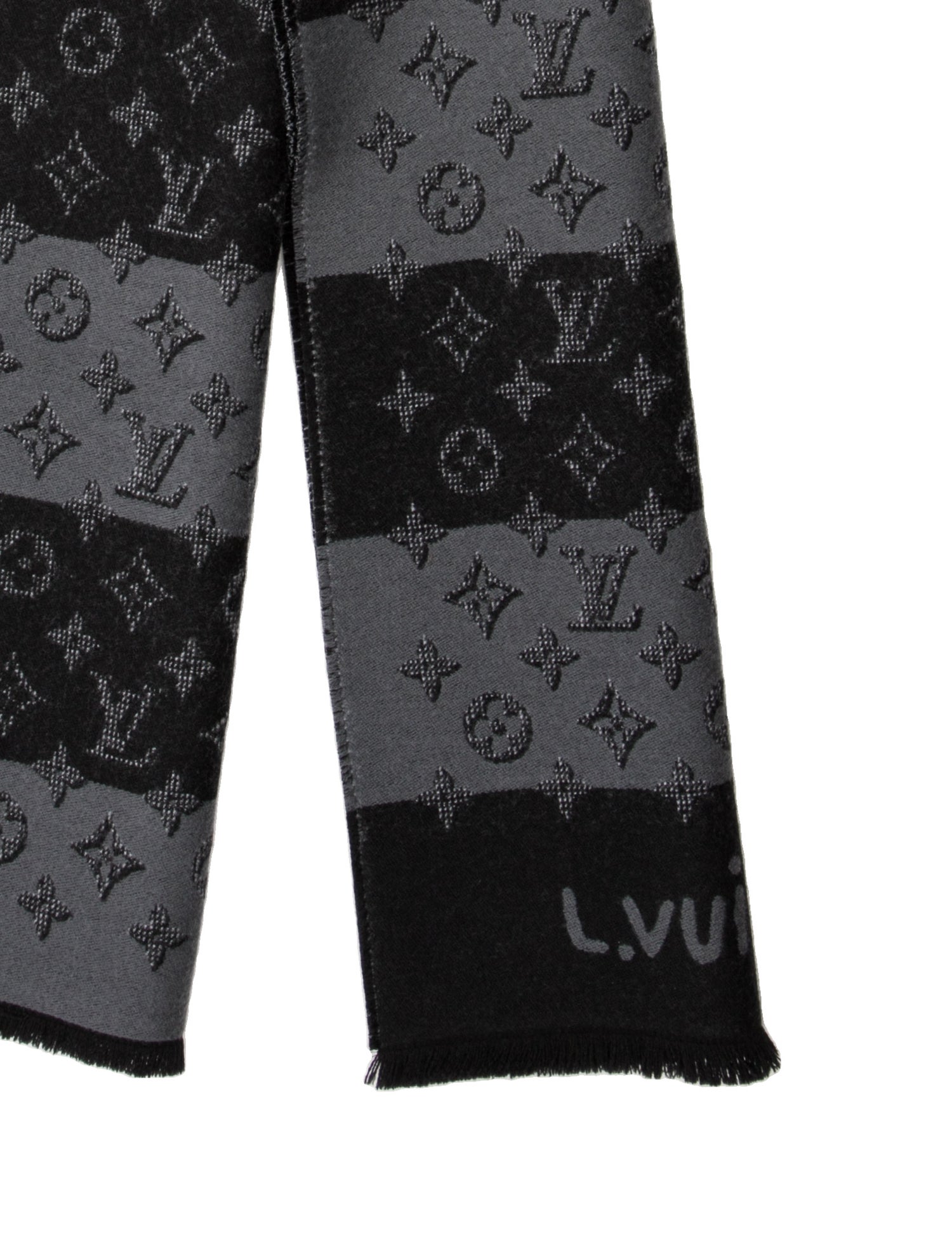 Louis Vuitton Monogram Heritage Wool Scarf