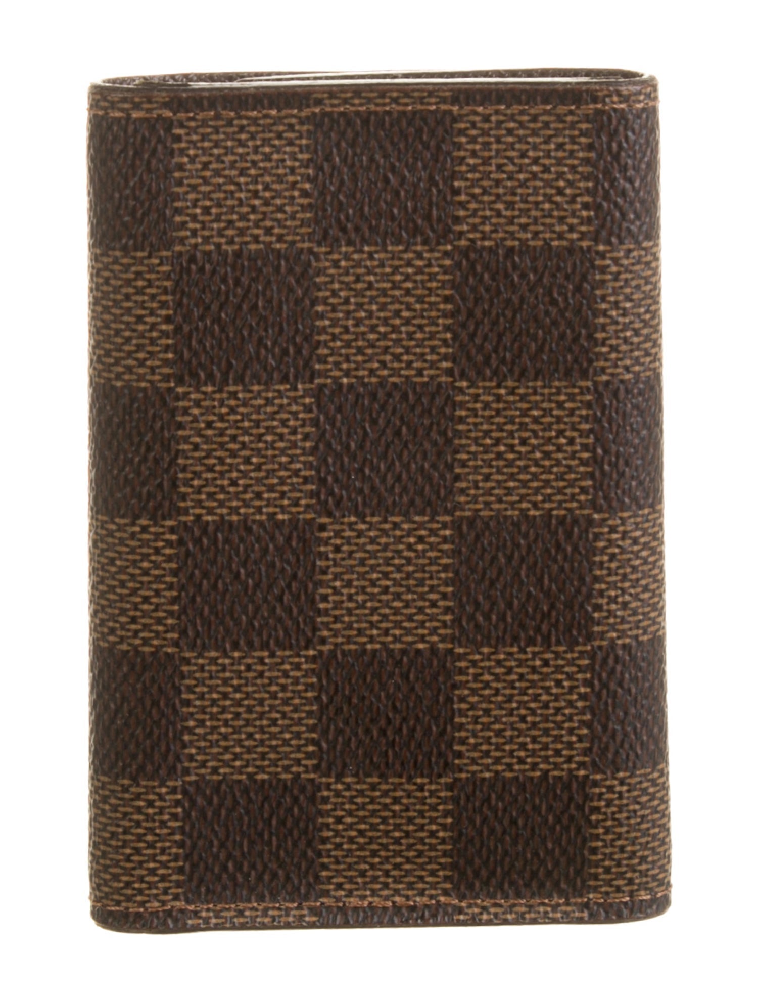 Louis Vuitton Damier Ebene Pattern Coated Canvas Wallet w/ Tags