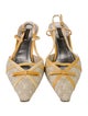 Louis Vuitton LV Monogram Canvas Slingback Pumps