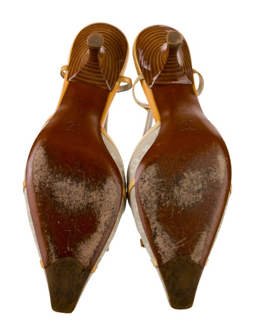 Louis Vuitton LV Monogram Canvas Slingback Pumps