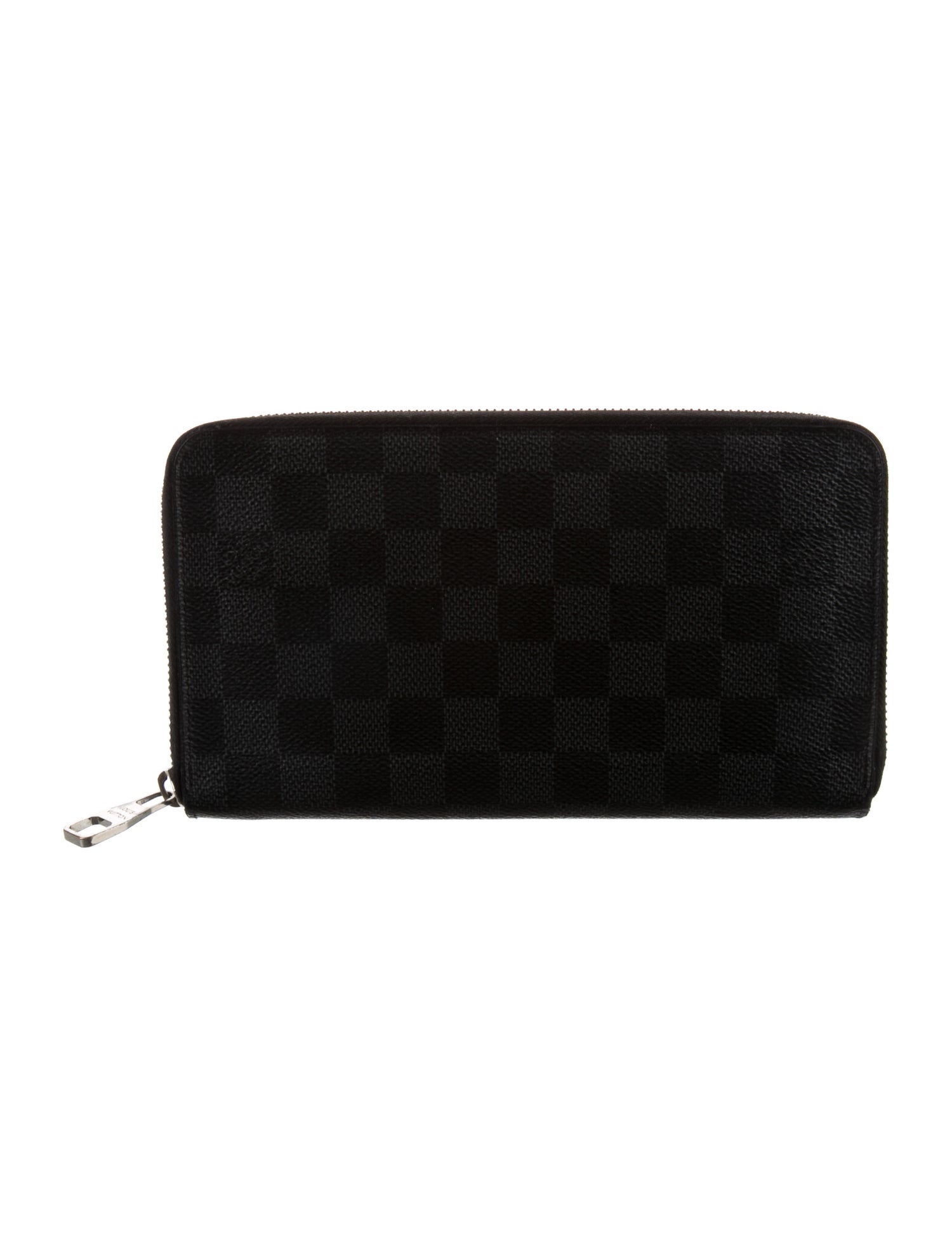 Louis Vuitton 2016 Damier Graphite Pattern Zippy Organizer Wallet