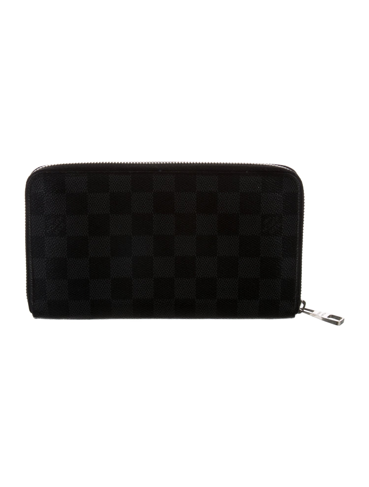 Louis Vuitton 2016 Damier Graphite Pattern Zippy Organizer Wallet