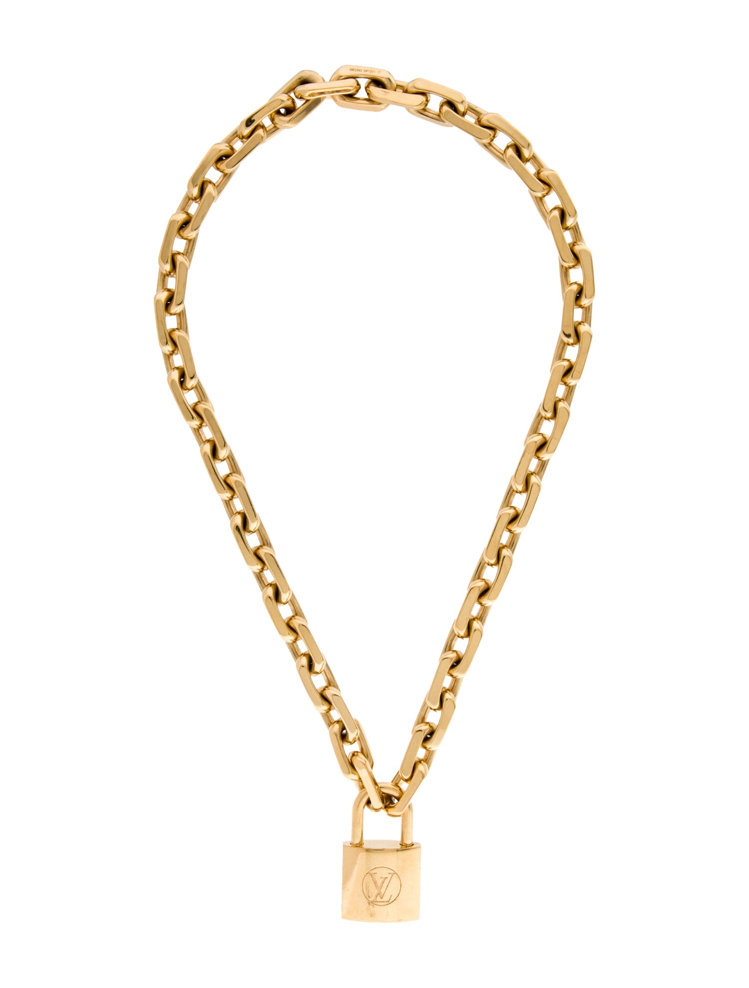 Louis Vuitton LV Cadenas Edge Necklace